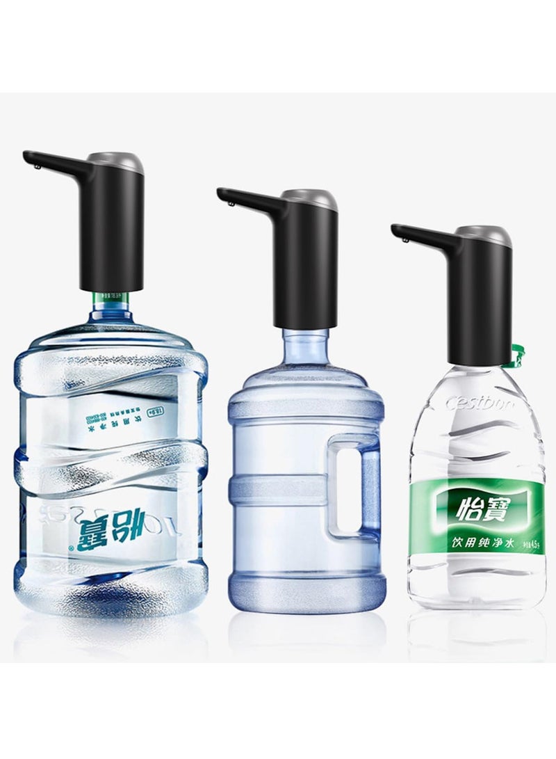 إي سي في في ECVV Electric Water Bottle Pump USB Charging Water Dispenser with 2 Modes for 1-5 Gallon Bottles Automatic Drinking Water Pump for Office Home Camping Yellow/Black  - Image 5