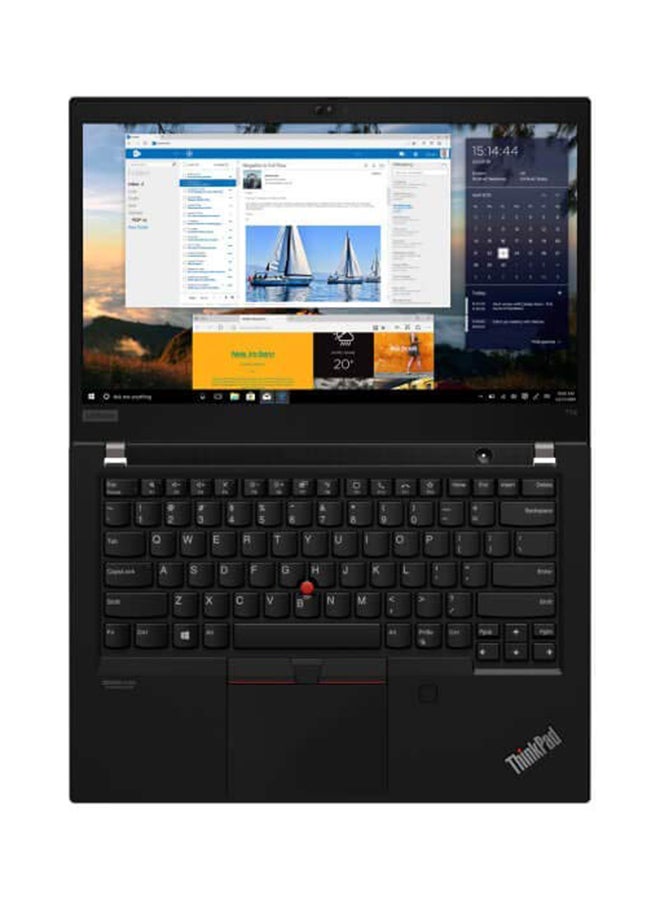 Lenovo - Renewed - Thinkpad T14 Laptop With 14-Inch Display,Intel Core i7/10-Core/10th Gen/8GB RAM/256GB SSD/Windows 10 Pro/Intel HD Graphics English Black - Image 1