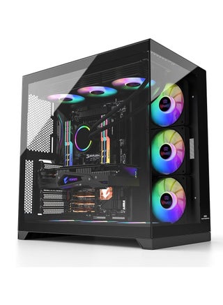 Cube Pro Gaming PC With Core i7-12700F Processor/16GB DDR5 RAM/1TB SSD/8GB Nvidia Geforce RTX 4060 Ti Graphics Card/Windows 11/ Black - pnsku/N70153311V/45/_/1739795326/ea262b46-7090-47bd-9785-63eb7af9bf47