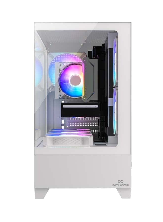 انفني ارك - MINI CUBE GAMING PC With Intel Core i5-12400F Processor/Nivida GeForce RTX 4060 Graphics/16GB RAM DDR5/1TB SSD/ White - Image 1