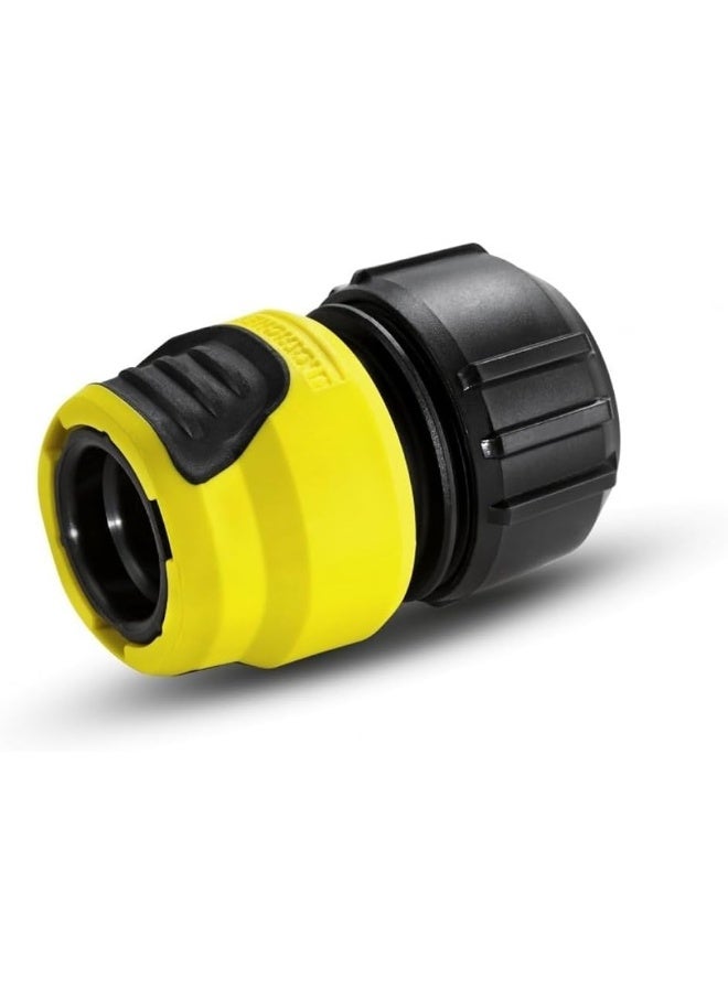 Karcher 2.645-194.0 Universal Hose Connector Plus with Aqua Stop Black, Yellow - Image 1