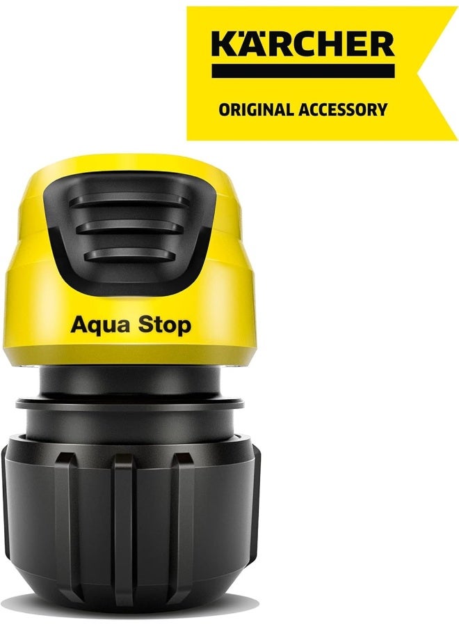 Karcher 2.645-194.0 Universal Hose Connector Plus with Aqua Stop Black, Yellow - Image 2