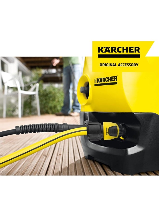 Karcher 2.645-194.0 Universal Hose Connector Plus with Aqua Stop Black, Yellow - Image 4