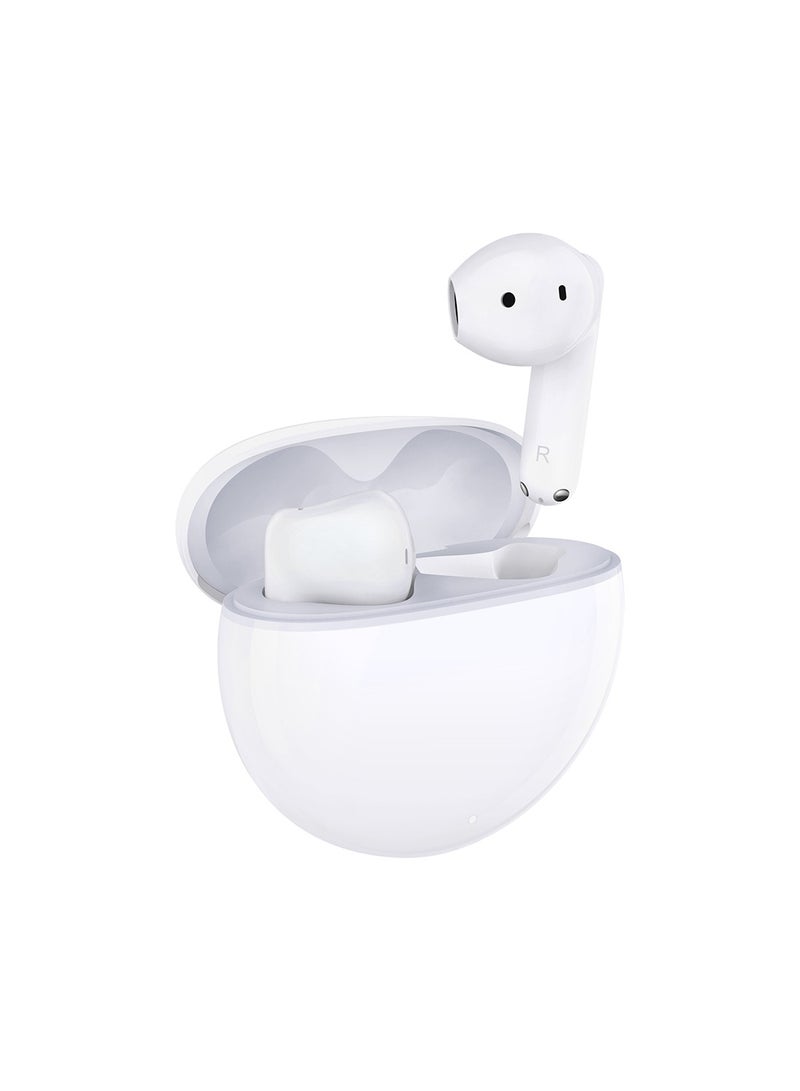 Choice Earbuds X7e Semi-Open Noice Cancelling, 40 Hour Long Battery Life, Enhanced Spatial Surround Sound, TWS Earphones White