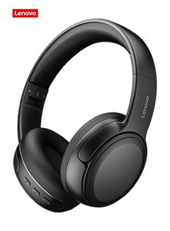 Lenovo EB320 Foldable Bluetooth Headphones with 40mm Drivers for Immersive Sound and Comfortable Wireless Freedom black  - Image 1