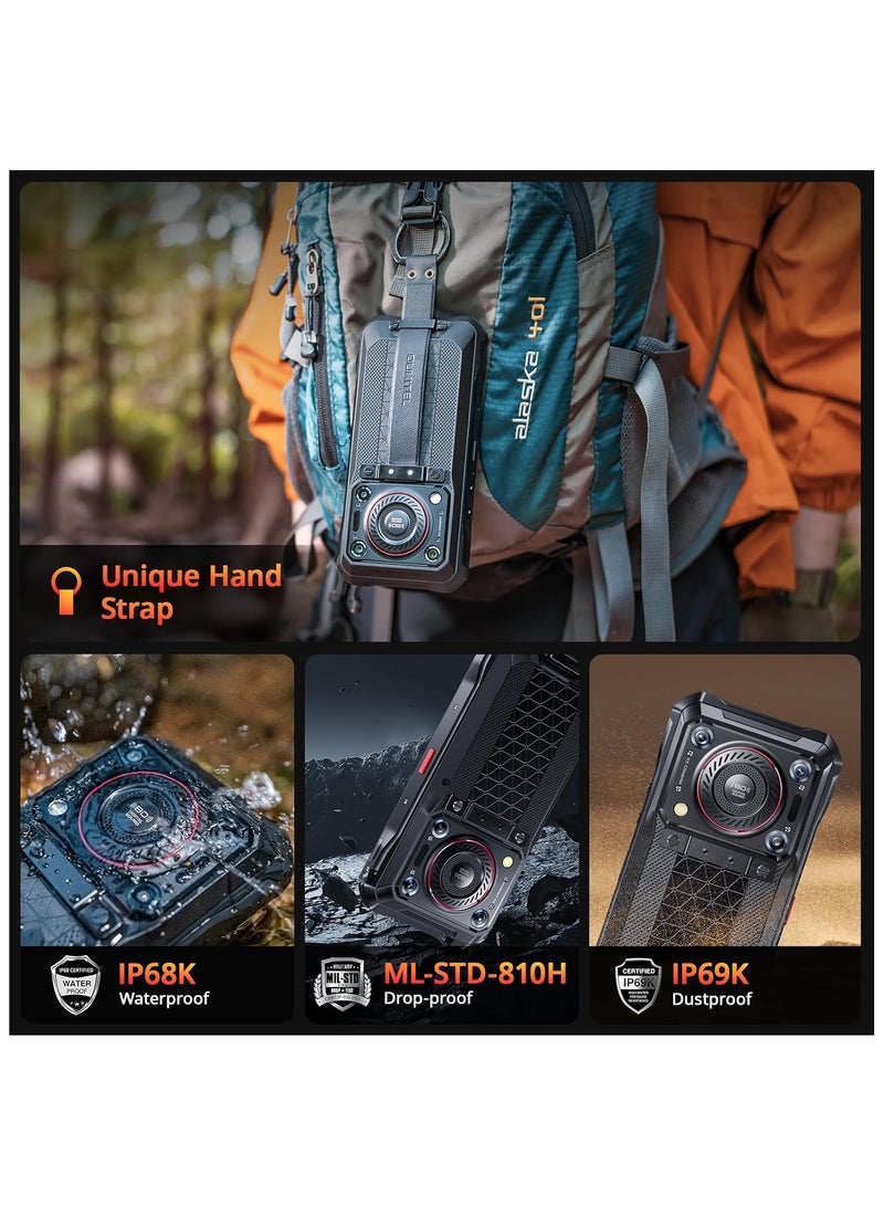 WP33 PRO Rugged Smartphone 5G – 22000mAh(33W), 24GB+256GB, 6.6″ FHD+ Cell Phones, Triple 64MP+32MP Front Camera, Dual 5G SIM Android 13 Phone Unlocked, 18W OTG/136dB Loudest Speaker, NFC/GPS