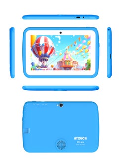 ATOUCH Early Education KT4 Pro Smart Android Kids Tablet 7Inch Display 8GB RAM 256GB ROM WIFI Supported Tablet Protective With EVA Case Blue  - Image 2