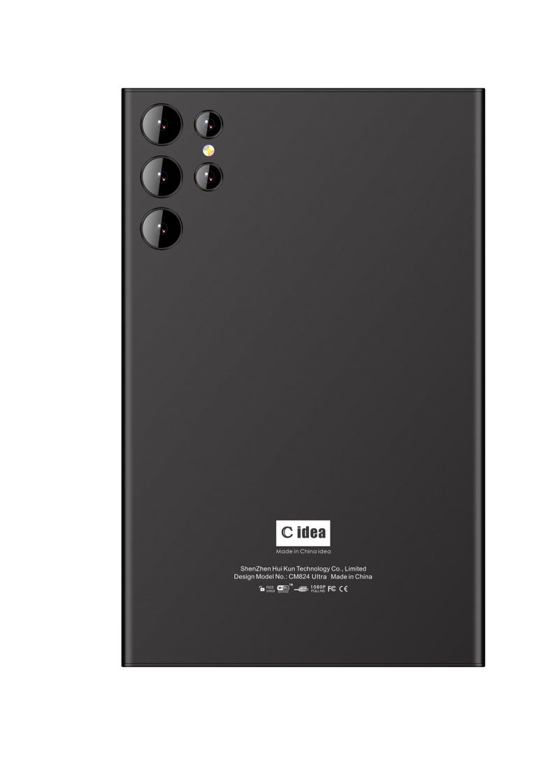C idea - CM824 Ultra - 8" Android 14 Tablet with 8GB RAM 512GB Storage Single SIM 5G Network WiFi Dual Camera Keyboard & Stylus - Ideal for Work & Learning Black - Image 1