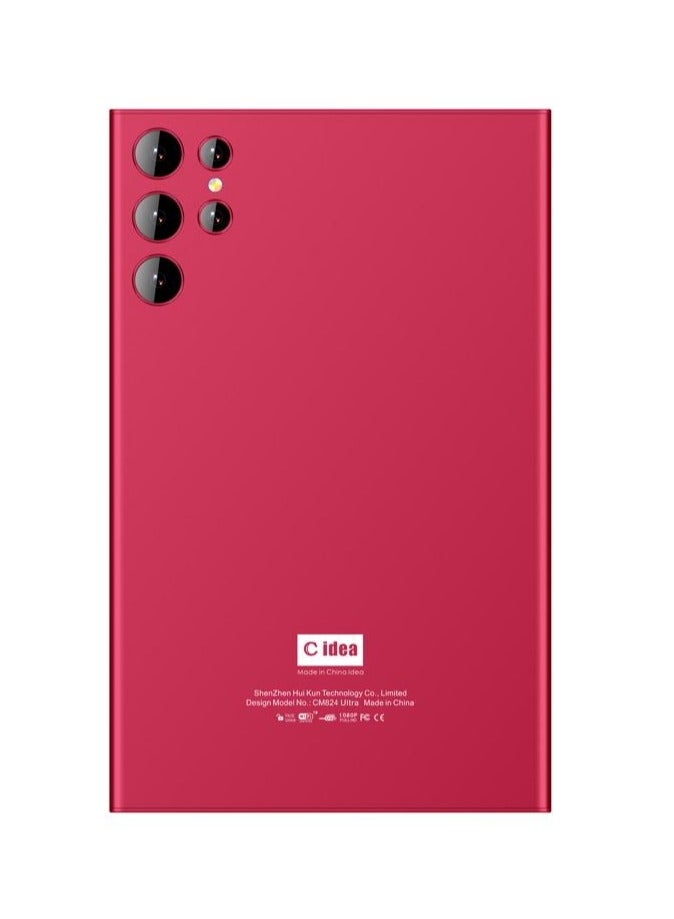 سي آيديا CM824 Ultra  8-Inch Smart Kids Tablet Single SIM 8GB RAM 512GB 5G Red- International Version  - Image 4