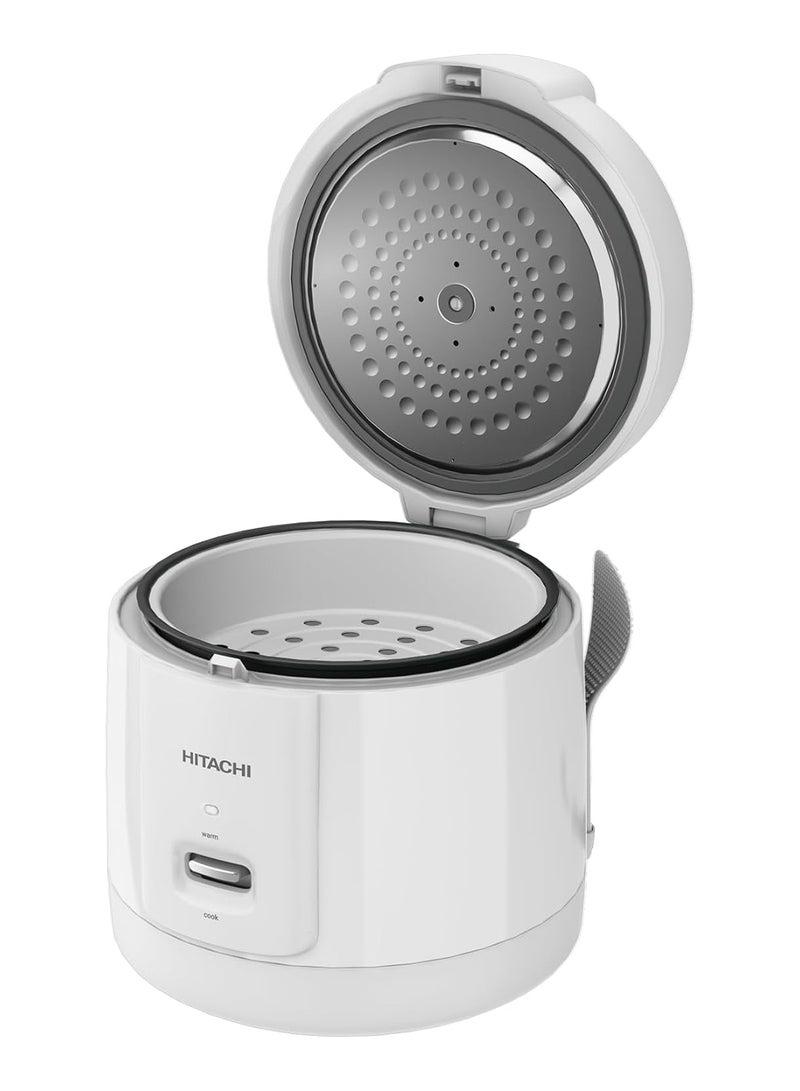 هيتاشي Rice Cooker 800W-950W Cooking Power, Non-stick inner pot, LED Light Display, Easy to Clean after Cooking, Keeps your food warm for up to 12 hours 1.8 L 800 W RZS18MNW White  - Image 3