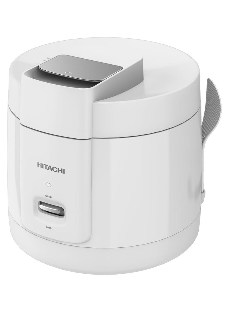 هيتاشي Rice Cooker 800W-950W Cooking Power, Non-stick inner pot, LED Light Display, Easy to Clean after Cooking, Keeps your food warm for up to 12 hours 1.8 L 800 W RZS18MNW White  - Image 2