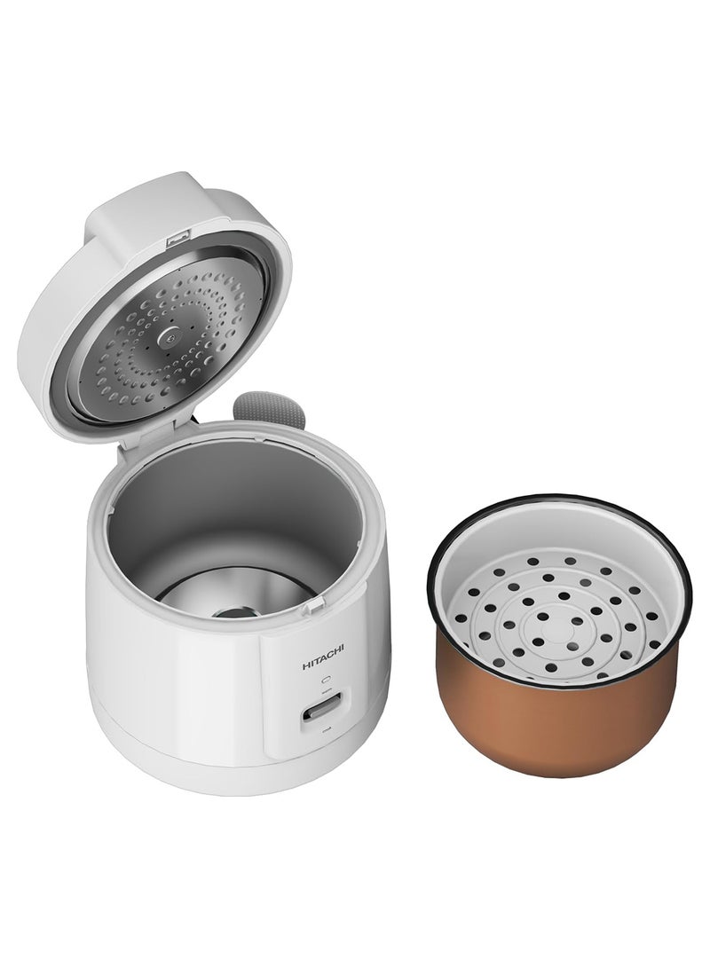 هيتاشي Rice Cooker 800W-950W Cooking Power, Non-stick inner pot, LED Light Display, Easy to Clean after Cooking, Keeps your food warm for up to 12 hours 1.8 L 800 W RZS18MNW White  - Image 5
