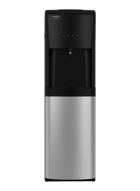 UV Sterilization Water Dispenser, Bottom Loading, High-efficiency compressor cooling, Hot&Cold, Ambient Temperature, Floor Standing Water Cooler, Child Safety lock, UV HWDB50000SV Black-Silver