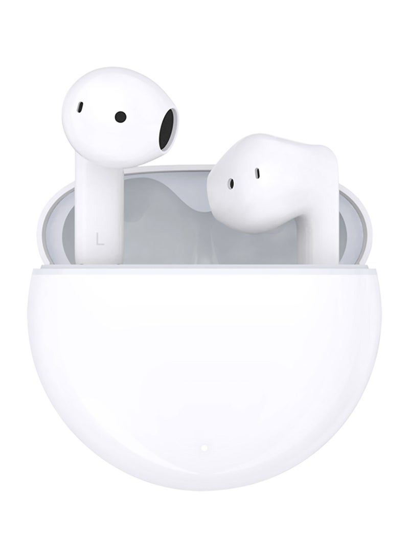Honor - Choice Earbuds X7e Semi-Open Noise Cancelling, 40 Hour Long Battery Life, Enhanced Spatial Surround Sound, TWS Earphones, White - Image 1