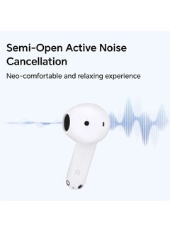 Honor Choice Earbuds X7e Semi-Open Noise Cancelling, 40 Hour Long Battery Life, Enhanced Spatial Surround Sound, TWS Earphones, White  - Image 2