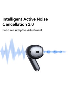 Honor Choice Earbuds S7 Intelligent Active Noise Cancelling, 36 Hour Long Battery Life, Hi-Res Audio Certified, TWS Earphones, White  - Image 2
