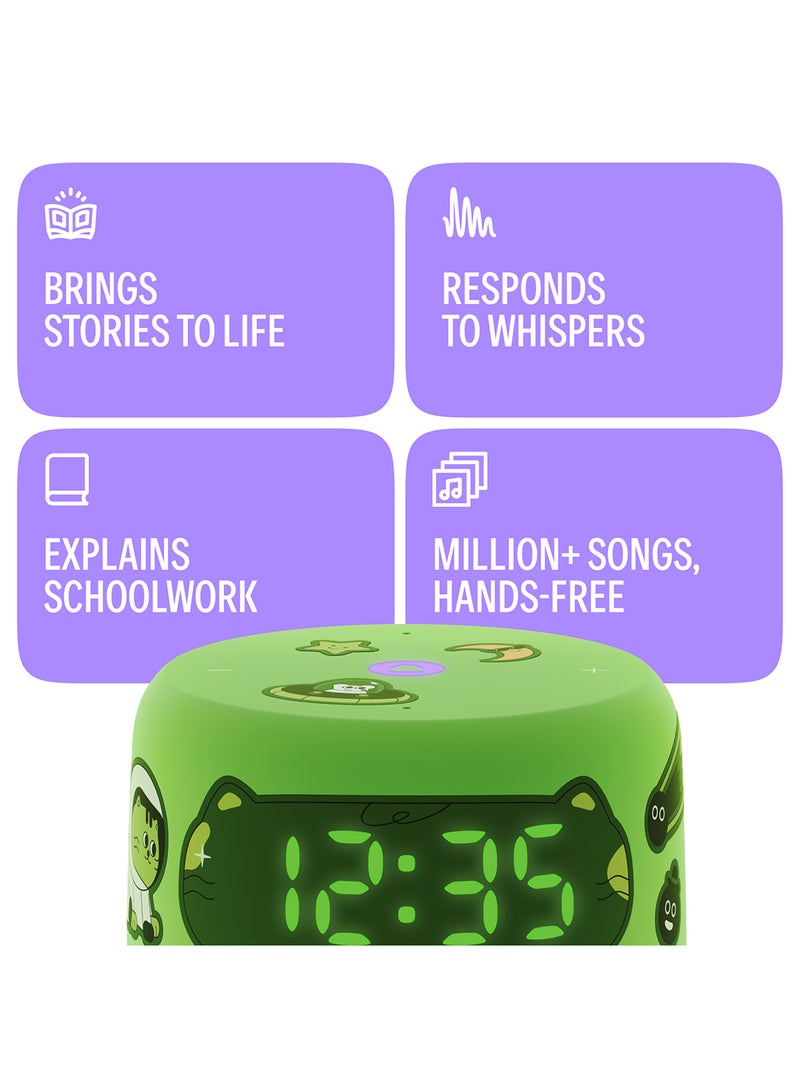 Yasmina - Smart Speaker With Human-Like AI Assistant | Use Your Voice To play Music, Learn, Set Up Reminders, Alarms And Updates via Bluetooth Or Wi-Fi (Speaks Arabic, English) | Size Lite | Green - Image 1