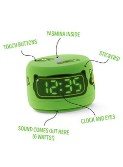 Yasmina Smart Speaker With Human-Like AI Assistant | Use Your Voice To play Music, Learn, Set Up Reminders, Alarms And Updates via Bluetooth Or Wi-Fi (Speaks Arabic, English) | Size Lite | Green  - Image 4