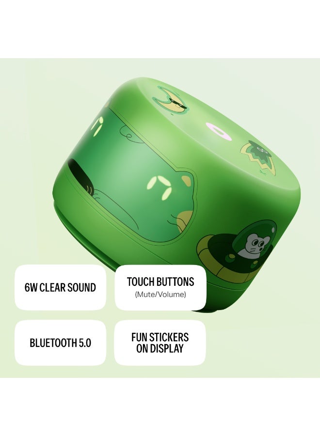 Yasmina Yango Yasmina Lite | Smart AI Speaker | Full Sound, Bold performance, Stereo Pairing | Speaks English, Arabic | YangoPlay gift unlimited Movies, Series, Music, Quran | Kids teacher & Translator | Green Green - Image 5