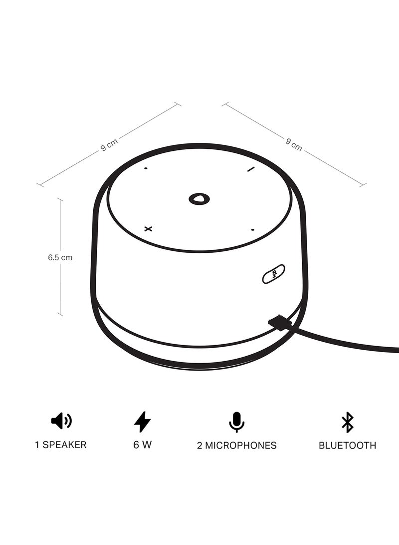 Yasmina - Smart Speaker With Human-Like AI Assistant | Use Your Voice To play Music, Learn, Set Up Reminders, Alarms And Updates via Bluetooth Or Wi-Fi (Speaks Arabic, English) | Size Lite Pink - Image 1