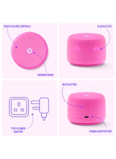 Yasmina Smart Speaker With Human-Like AI Assistant | Use Your Voice To play Music, Learn, Set Up Reminders, Alarms And Updates via Bluetooth Or Wi-Fi (Speaks Arabic, English) | Size Lite Pink  - Image 2