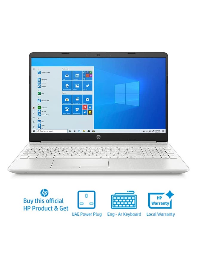 HP - Newest Slim 15-DY2097NR Professinal & Business (Upgraded Version) Laptop With 15.6-Inch FHD Display, i7-1165G7 Processor (12M Cache, up to 4.70 GHz) /32GB DDR4 RAM/1TB SSD Nvme /Intel XE Graphics/Windows 11 English/Arabic Silver - Image 1