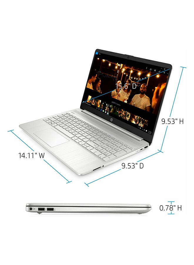 HP - Newest Slim 15-DY2097NR Professinal & Business (Upgraded Version) Laptop With 15.6-Inch FHD Display, i7-1165G7 Processor (12M Cache, up to 4.70 GHz) /32GB DDR4 RAM/1TB SSD Nvme /Intel XE Graphics/Windows 11 English/Arabic Silver - Image 1