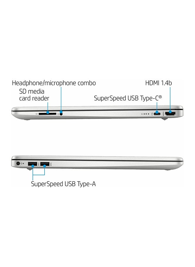 HP - Newest Slim 15-DY2097NR Professinal & Business (Upgraded Version) Laptop With 15.6-Inch FHD Display, i7-1165G7 Processor (12M Cache, up to 4.70 GHz) /32GB DDR4 RAM/1TB SSD Nvme /Intel XE Graphics/Windows 11 English/Arabic Silver - Image 1