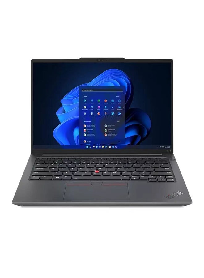 Lenovo ThinkPad E14 Gen 5 (Upgraded Version) Laptop with 14-Inch WUXGA Display/Intel Core i7-1355U/16GB RAM/512GB SSD/Intel Iris Xe Graphics/Windows 11 Pro/ English/Arabic Black - Image 1