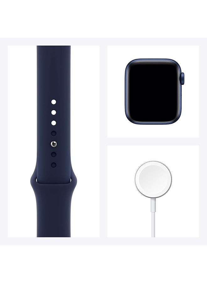 Apple Renewed - Watch Series 6 GPS 40mm Aluminum Case With Deep Navy Sport Band Blue  - Image 5