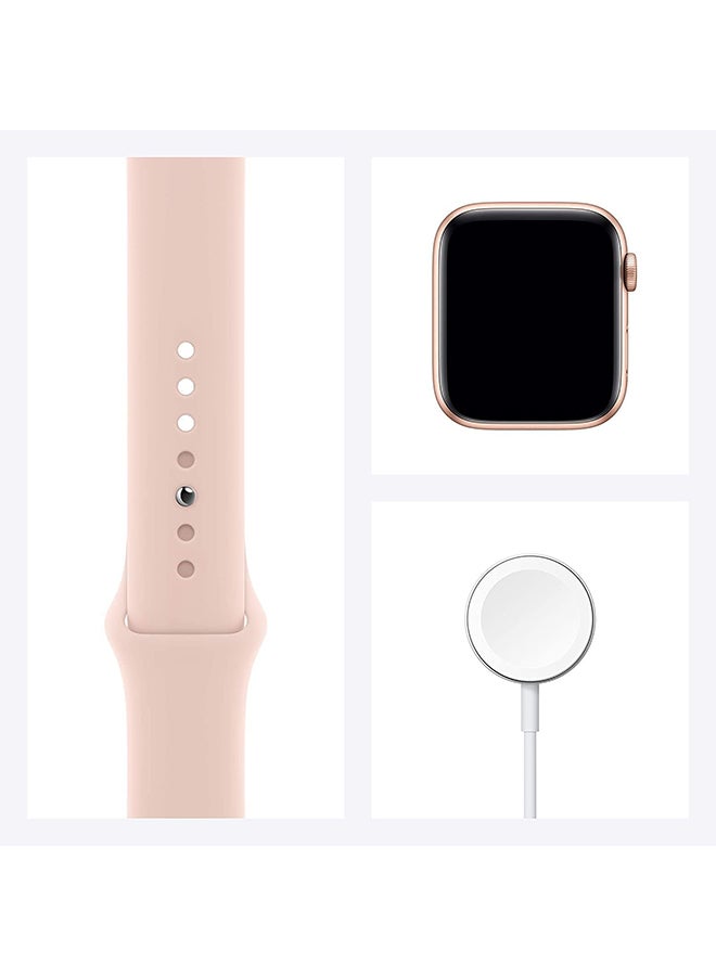 Apple Renewed - Watch Series 6 GPS 44mm Aluminum Case With Pink Sand Sport Band Gold  - Image 5