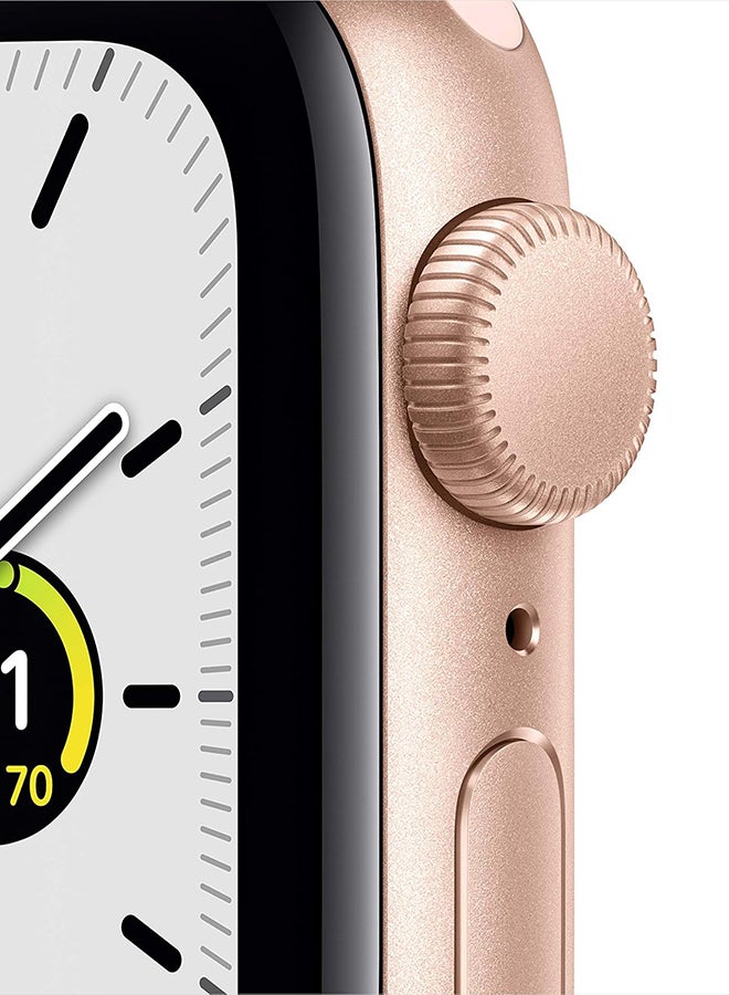 Apple - Renewed - Watch SE 2020 GPS 40mm Aluminium Case With Pink Sand Sport Band Gold - Image 1