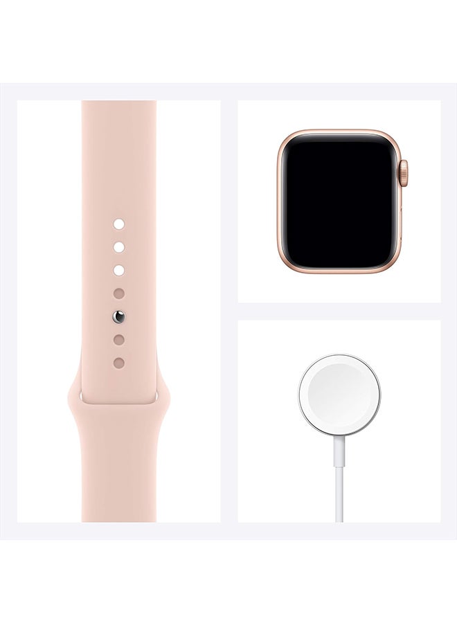 Apple - Renewed - Watch SE 2020 GPS 40mm Aluminium Case With Pink Sand Sport Band Gold - Image 1