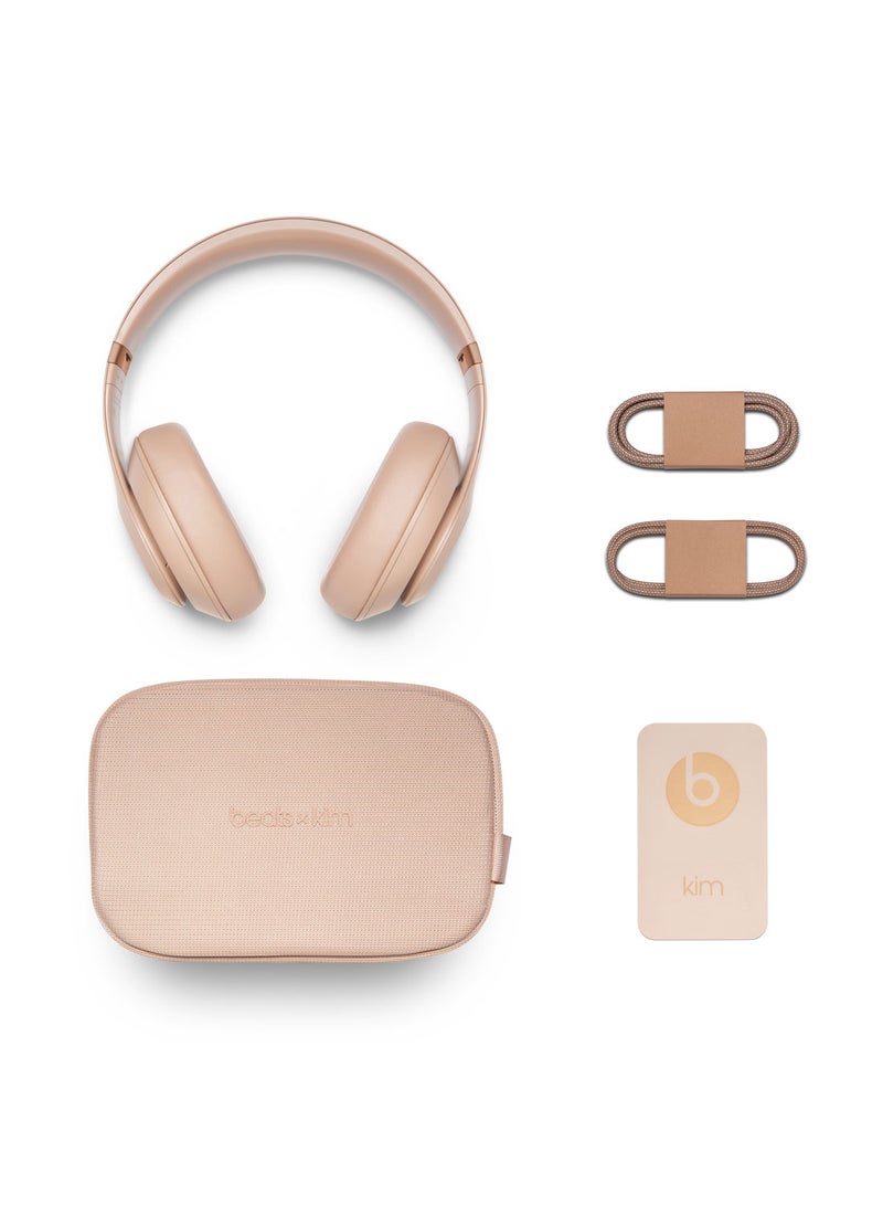 beats - Studio Pro x Kim Kardashian Moon - Bluetooth headphones with noise cancellation, custom spatial audio, lossless USB-C audio, Apple and Android compatibility for up to 40 hours Moon - Image 1