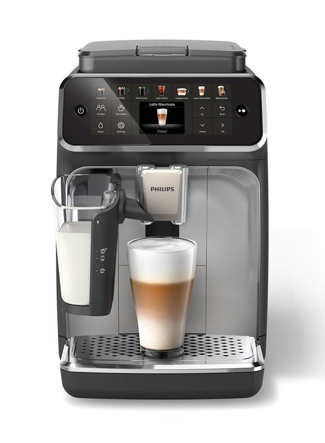 Philips - Philips Series 4400 Fully automatic espresso machine 1.8 L 1500 W EP4446/23 Black Silver Painted - Image 1
