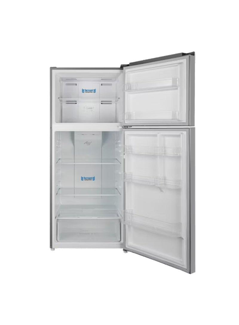 Panasonic 435L Gross Capacity, 2 Door Top Mount Refrigerator, Hygienic Nutri Tafreez, Ag Clean Filter, Large Crisper with Humidity Controller, Inverter, Surround Cooling NR-BC535VSAE Silver  - Image 2