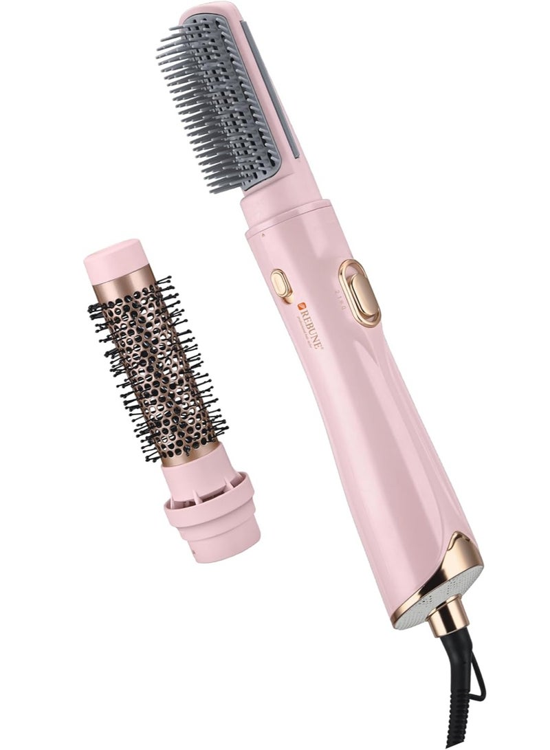 ريبون Hair Dryer 2 Brushes, 2 Levels Heat And Cool Air 1200 Watts RE-2207-2  - Image 2