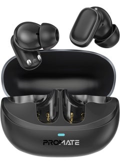 TWS Earbuds With 6Hrs Playtime, HD Microphone for Immaculate Calls, IntelliTouch Controls, IPX4 Water Resistanceو, Bluetooth 5.4 For Stable Connection and Comfort-Fit Design Black