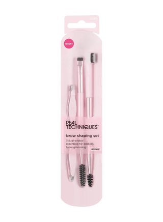 Brow Shaping Set Spoolie, Brow Brushes, Tweezers, Dual-Ended Eyebrow Tools For Styling & Shaping Eyebrows, Get Full Fluffy Brows 3 Piece Set Pink - pnsku/N70153743V/45/_/1739879200/005115aa-3349-4ba6-89e7-2a7ce4a034e2