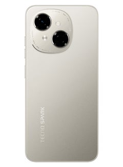 تكنو Spark Go 1 Dual SIM Titanium Gold 4GB RAM 128GB - Middle East Version  - Image 2