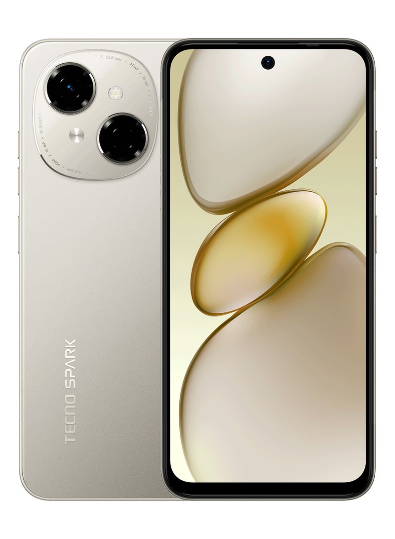 تكنو سبارك جو 1 ثنائي الشريحة تيتيوم ذهبي 4 جيجابايت رام 128 جيجابايت - نسخة الشرق الأوسط - Image 1