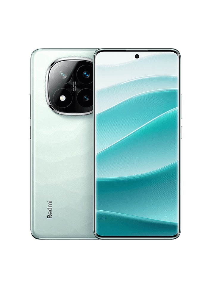 Redmi Note 14 Pro Plus + 5G 12GB+256GB Smartphone Snapdragon®7S Gen3 50MP OIS 6200mAh 120Hz 6.67″ 1.5K Display With Google Play Store, Green (Chinese Edition)