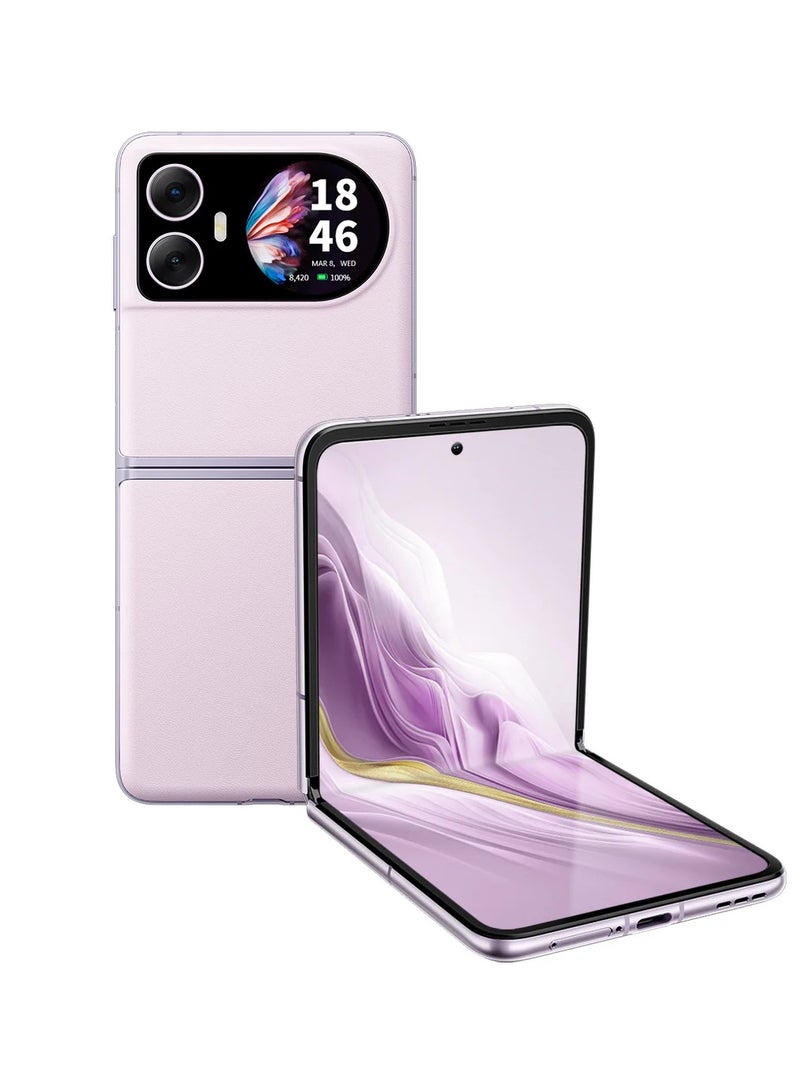 Hero 10 Flip 6.9-inch AMOLED Foldable Screen MediaTek Helio G99 12GB+256GB 108MP Camera 4G Smartphone, Purple - pnsku/N70153766V/45/_/1739879406/5876d3e6-4322-4c28-89fc-31b38f908933