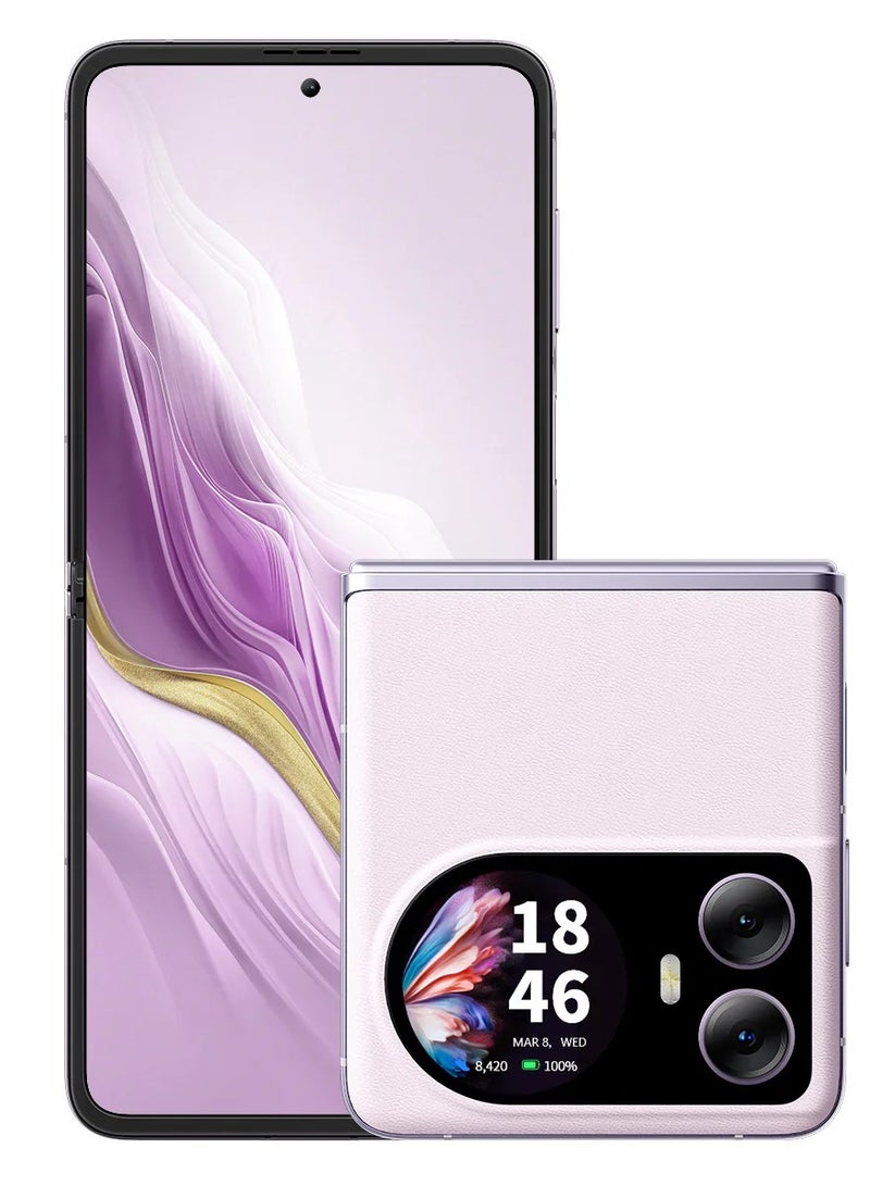 Blackview Hero 10 Flip 6.9-inch AMOLED Foldable Screen MediaTek Helio G99 12GB+256GB 108MP Camera 4G Smartphone, Purple - Image 2