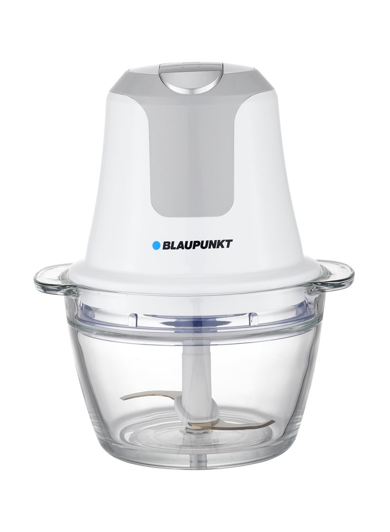 بلوبونكت Chopper, 450W, 0.75L Glass Bowl, 2 Speed Settings, Egg Whipping Accessory 450 W PCG305 Glass/White  - Image 1