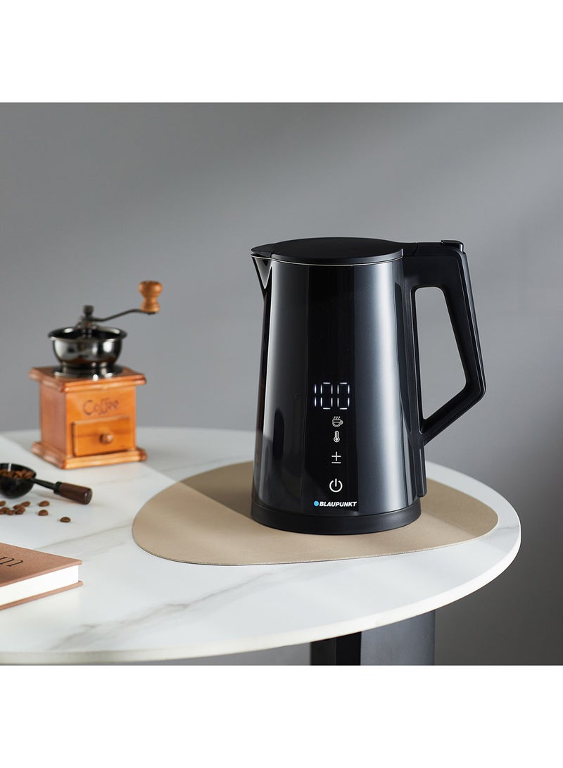 Blaupunkt Wifi Cordless Kettle, Tuya App, Voice Controlled, 2200W, 1.7L, Temperature Selection 1.7 L 2200 W BKW825 Black - Image 5
