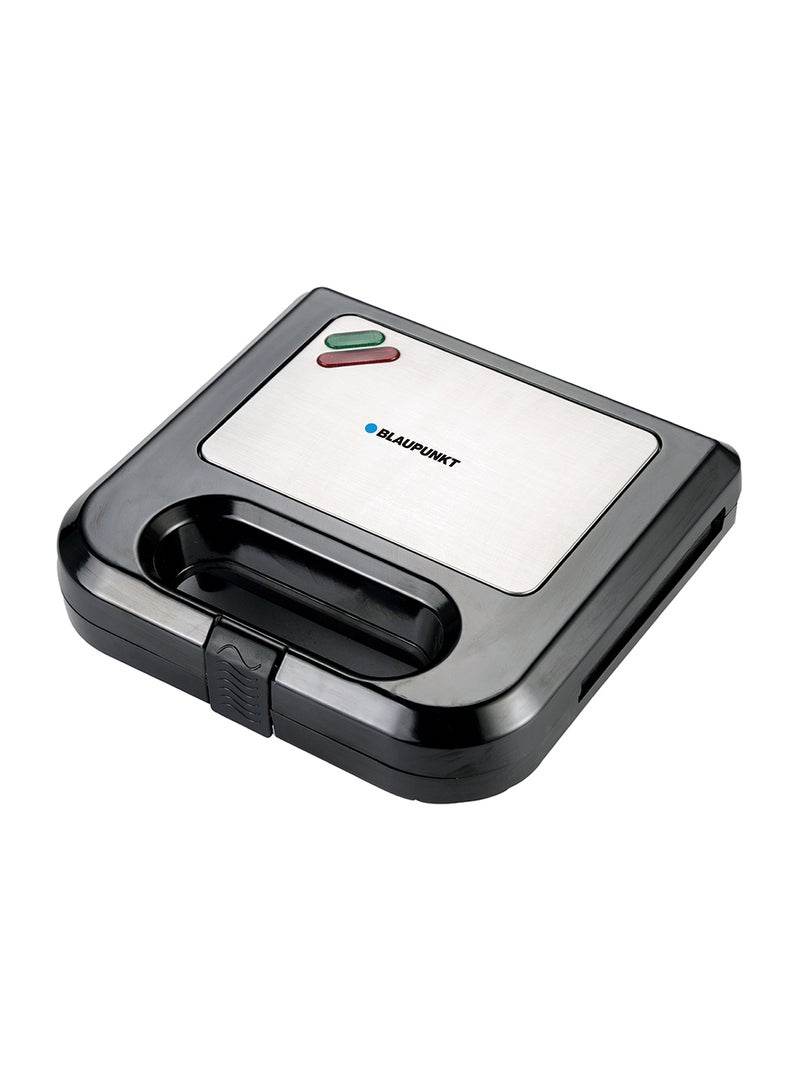 Blaupunkt 2-Slice Sandwich Maker, 750W, Fixed Plates 750 W KSM565 Stainless Steel/Black  - Image 1