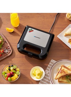 بلوبونكت 2-Slice Sandwich Maker, 750W, Fixed Plates 750 W KSM565 Stainless Steel/Black  - Image 2