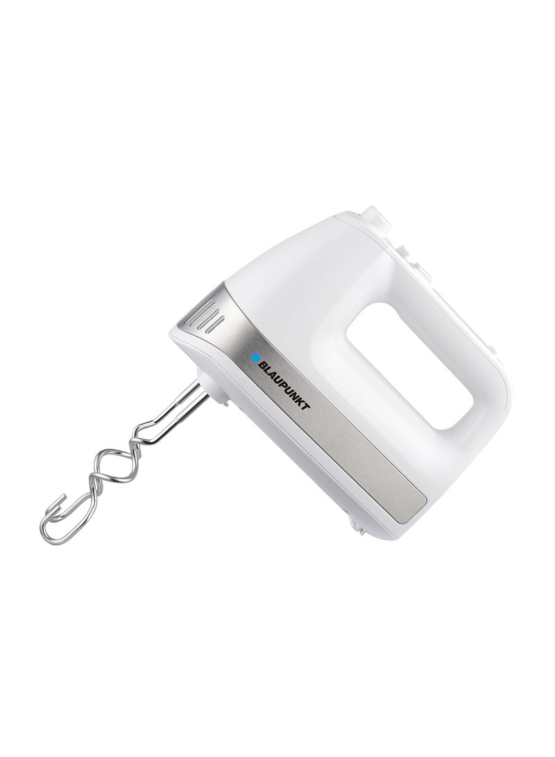 Blaupunkt Hand Mixer, 500W, 5 Speed, Turbo Switch, 2 Beaters, 2 Dough Hooks 500 W PMH205 white  - Image 3