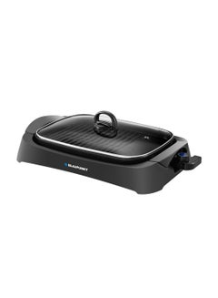 بلوبونكت Indoor Grill, 2200W, Non-stick Grilling Plate, Drip Tray, Glass Lid 2200 W KGT422 Black/Glass  - Image 1